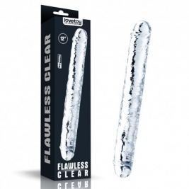 Dildo dublu Flawless Clear Double Dildo 30 cm