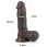 Dildo cu ventuza Sliding Skin Dual Layer Dong 19 cm