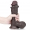 Dildo cu ventuza Sliding Skin Dual Layer Dong 19 cm