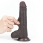 Dildo cu ventuza Sliding Skin Dual Layer Dong 17,5 cm