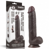  07 Dildo cu ventuza Sliding Skin Dual Layer Dong 24 cm