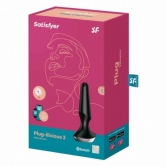  Dop anal cu vibratii, reincarcabila Plug-ilicious 2 black