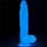 Dildo fosforescent  cu ventuza Lumino Play 25 cm