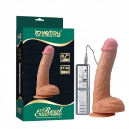 13 Vibrator cu ventuza Real Extreme Lovetoy - 22 cm