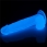 Dildo fosforescent cu ventuza Lumino Play 19 cm