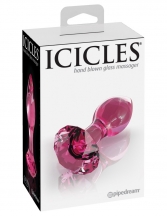  Dop anal din sticla - Icicles No. 79  Pink