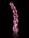 Bile anale din sticla - Icicles No. 43 Pink