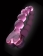 Bile anale din sticla - Icicles No. 43 Pink