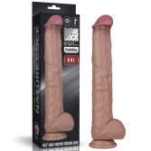  Dildo XXL cu ventuza 37 cm Dual Layered 
