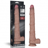  Dildo XXL cu ventuza Dual-Layered 40 cm