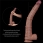 Dildo XXL cu ventuza Dual-Layered 40 cm