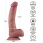 Vibrator cu ventuza 23 cm Dual Density Power Cock
