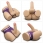 Masturbator anus cu dildo 14,6 cm Streetgirl's