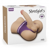  Masturbator anus cu dildo 18,5 cm Streetgirl's