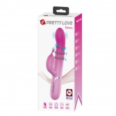  Vibrator Pretty Love Shima 22,6cm cu cap rotabil