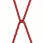 Frânghie de bondage mătăsoasă - 10m rosu