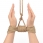 Frânghie de bondage mătăsoasă - 10m maro