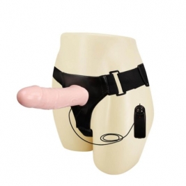 Strap-on cu vibratii pentru barbati