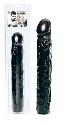 Realistic Dildo - Big Bonanza - Negru - 33 cm