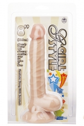  Dildo - Realistic cu testicule - 20 cm