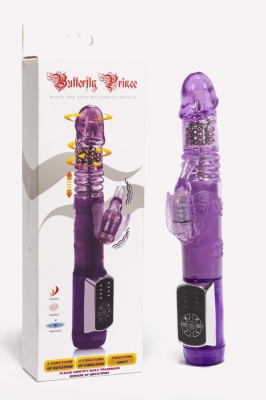 Vibrator iepuras cu cap rotabil si miscare inainte/inapoi