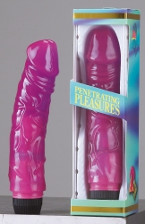 VIBRATOARE - Vibratoare realistice - Vibrator Jelly - Mov - 20 cm