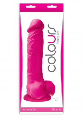 Dildo cu ventuza - Colours Pleasures - 25 cm