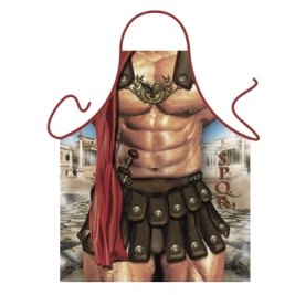 Sort de bucatarie amuzant pentru barbati - Spartan