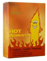  Prezervative AMOR Hot Moments  3 buc