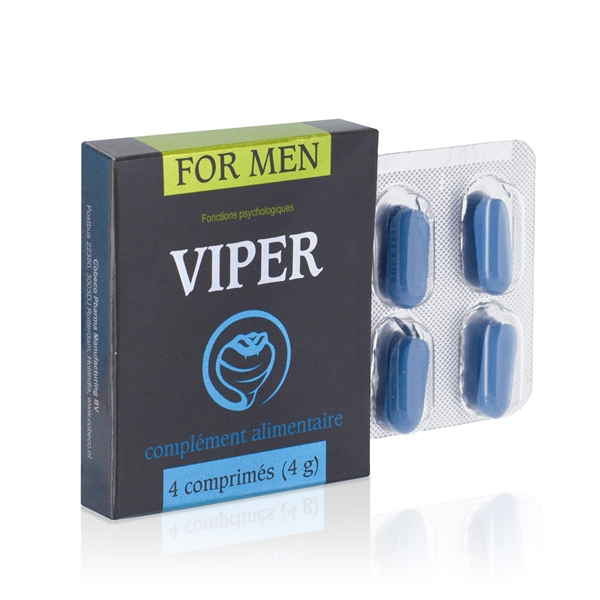 Cobeco Pharma VIPER 4 pastile pentru potenta, erectie, ejaculare precoce