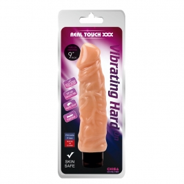 Vibrator Real Touch Vibrating Hard On-Natural