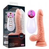  Vibrator Jacky cu ventuza si telecomanda - 20 cm