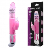  Vibrator iepuras Fascination cu cap rotabil si functia inainte-inapoi